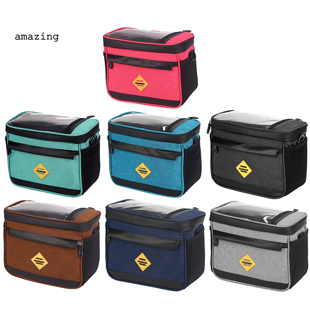 Túi Đựng Điện Thoại Gắn Khung Trước Xe Đạp Chống Ăn Mòn Có Khóa Kéo Tiện Dụng