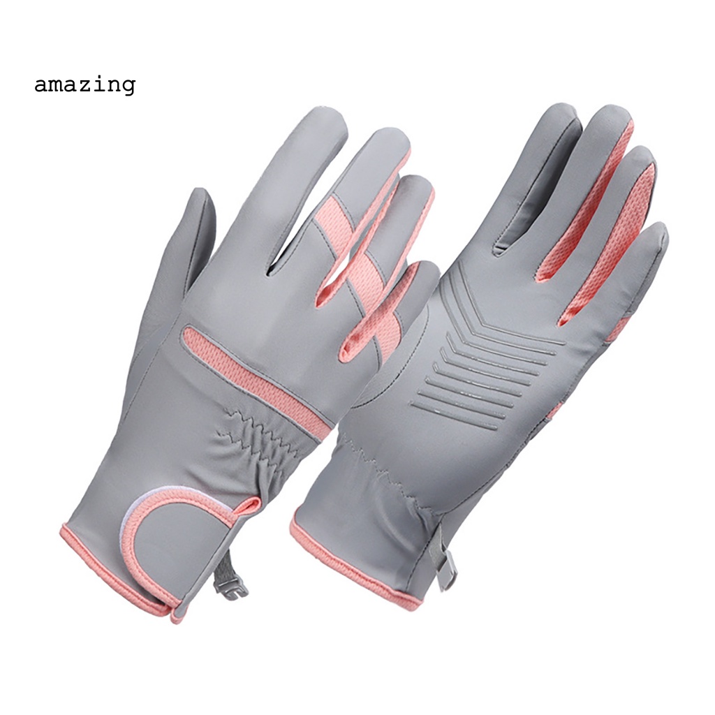 1 Đôi Găng Tay Mỏng Chống Nắng Chống Mòn Chống Sốc Nhanh Khô Dành Cho Nữ