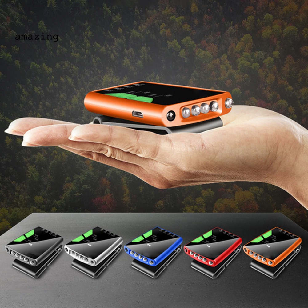 Đèn LED Kẹp Mũ Lưỡi Trai Có Thể Sạc Lại Bằng Cổng USB Dùng Khi Đi Câu Cá / Leo Núi