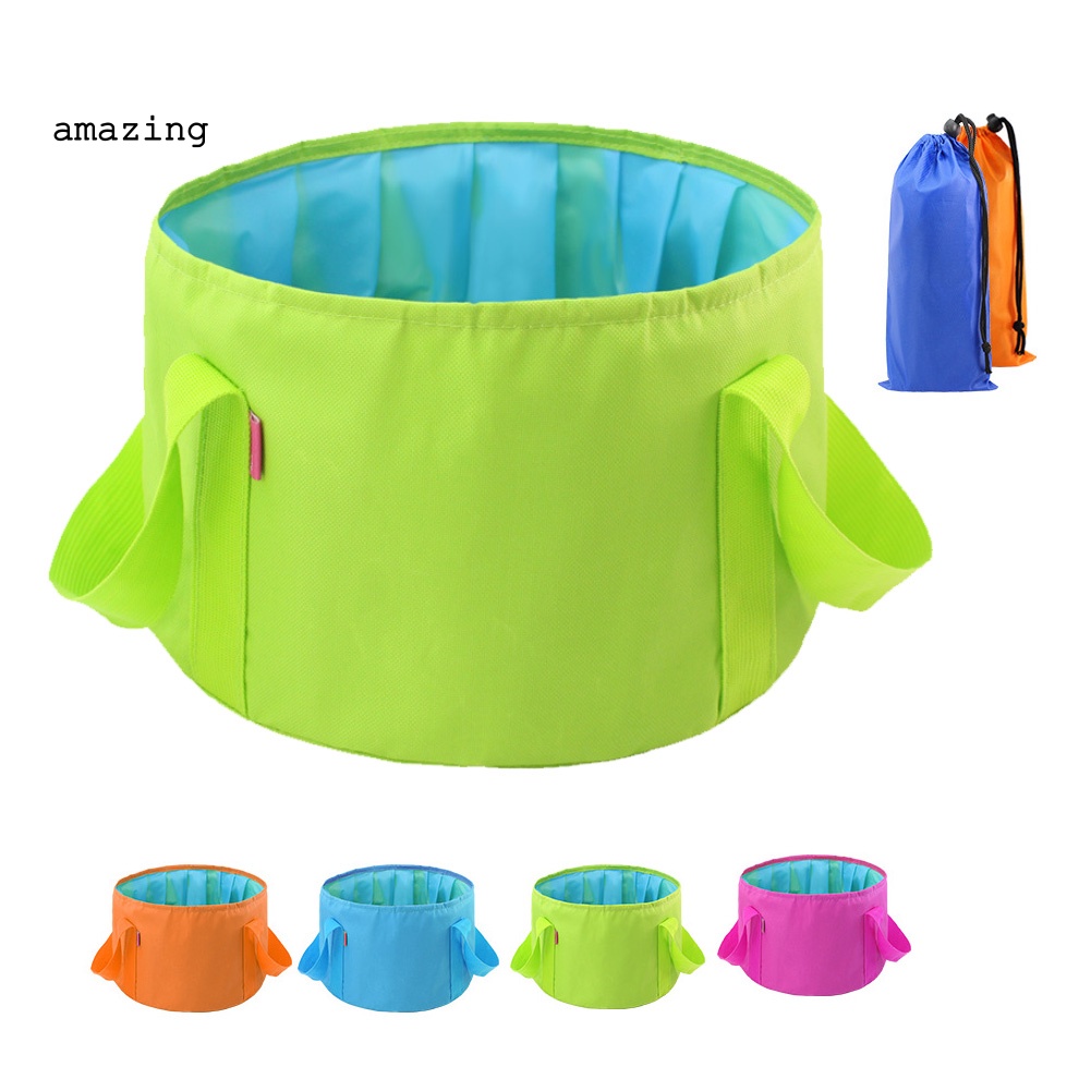 Xô Đựng Nước Có Thể Gấp Gọn Tiện Dụng Khi Đi Du Lịch