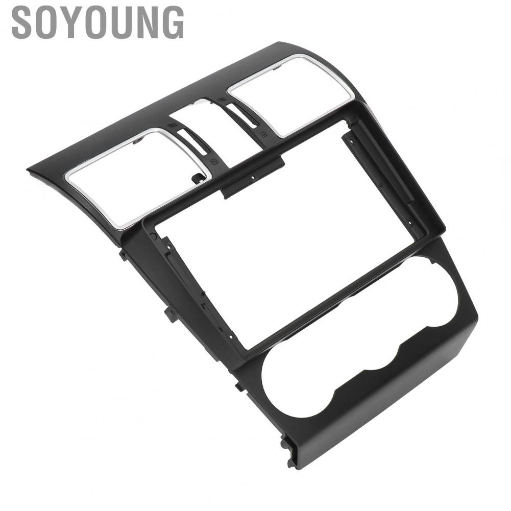 Soyoung Stereo Fascia 9in Car  Stereo Fascia  Panel Frame Replacement for SUBARU FORESTER 2012-2015 New Arrivals