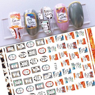 Sticker dán móng tay nail mẫu mới ảnh thật