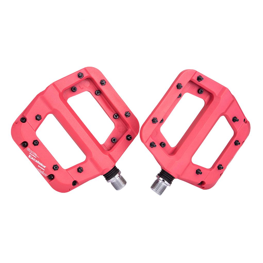 1 Cặp Bàn Đạp Xe Đạp Leo Núi Bằng Sợi Nylon Màu Trơn