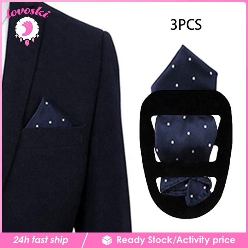 Set 3 Giá Đỡ Khăn Quàng Cổ Hình Vuông Tiện Dụng