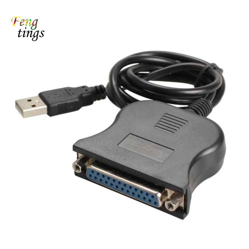 Dây Cáp Chuyển Đổi Cổng USB Đực Sang DB25 Cái 25Pin Cái Chuyên Dụng Cho Máy In