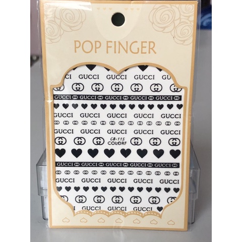 Sticker dán móng tay trang trí nail siêu sale