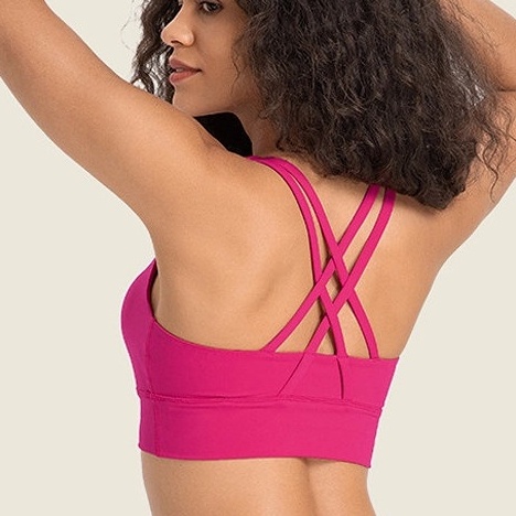 Áo Ngực Thể Thao Dây Chéo Lưng Hỗ Trợ Tập Yoga / Chạy Bộ