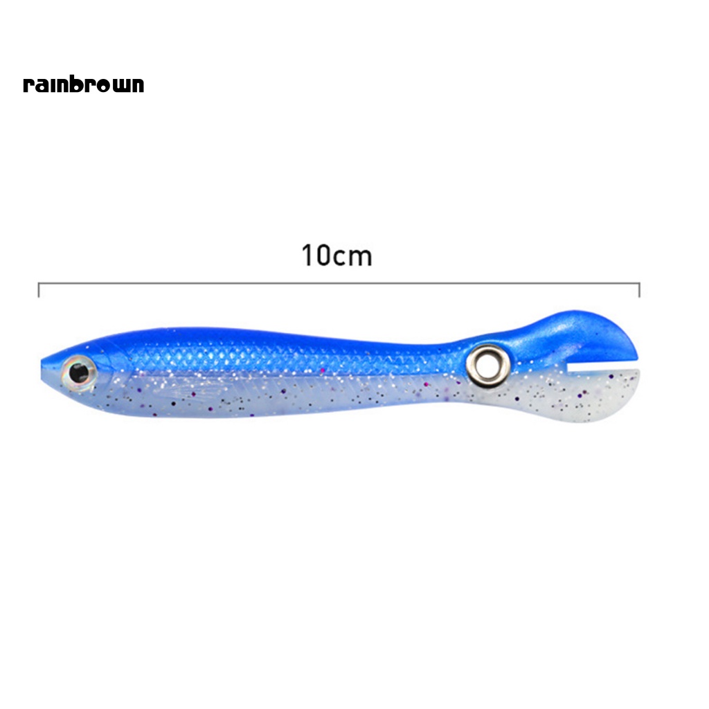 5 Mồi Giả Câu Cá Bằng Nhựa PVC Mềm 10cm / 6g