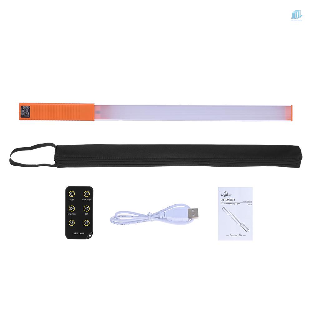 Đèn LED Chụp Ảnh Cầm Tay Màu Sắc Thay Đổi Theo Nhiệt Độ Kèm Điều Khiển Từ Xa Tiện Dụng