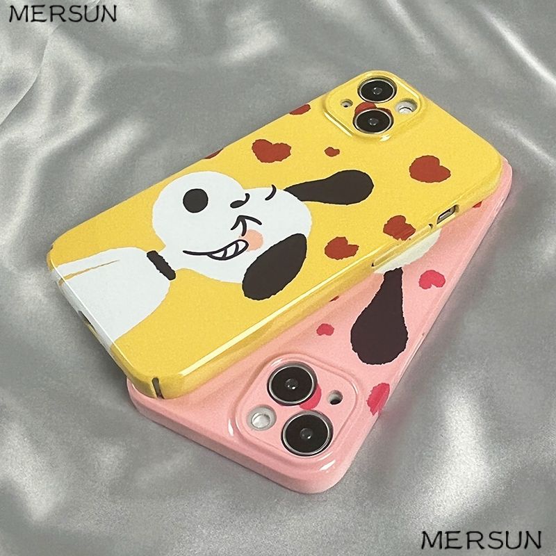 Ốp Điện Thoại Họa Tiết Hoạt Hình Snoopy Dễ Thương Cho iphone13pro11 14xs iPhone12 Love xr78 Q4CQ