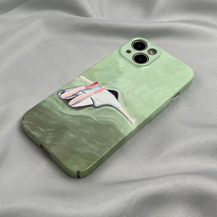 Phù Hợp Ốp Điện Thoại Cứng In Hình Cỏ Cho Apple 1413XS 14 11Xplus BVJK