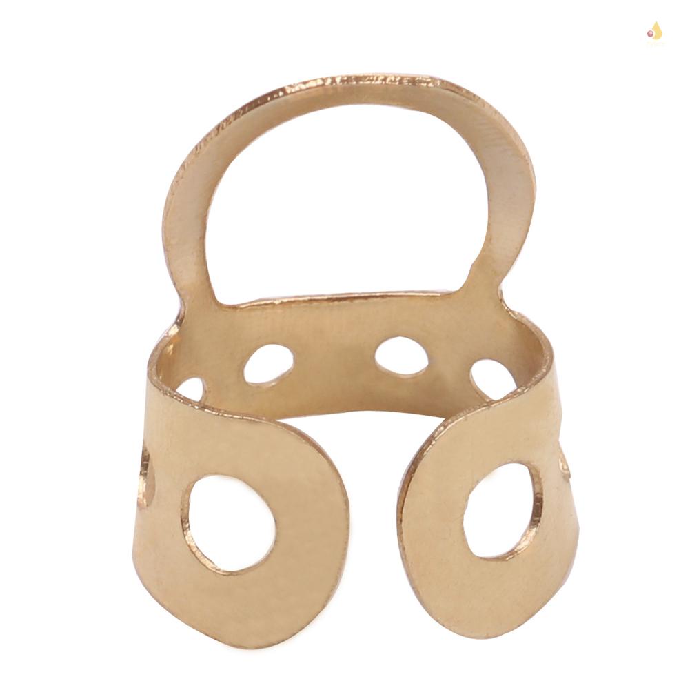 Bộ 8 Móng Tay Gảy Đàn Banjo Bằng Thép Không Gỉ Thiết Kế Mở Có Thể Điều Chỉnh