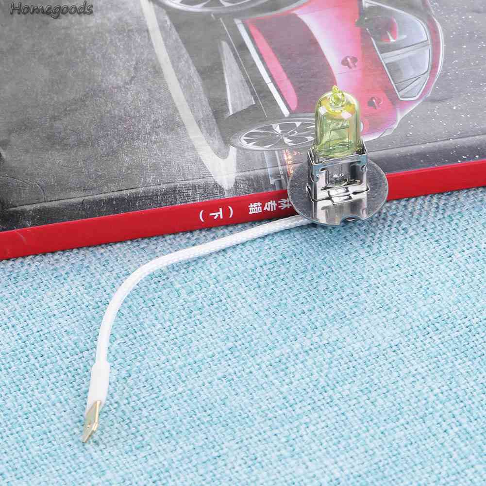 1 Bóng Đèn Pha Halogen H3 12V 55W 3000K 2023 Mới Chất Lượng Cao