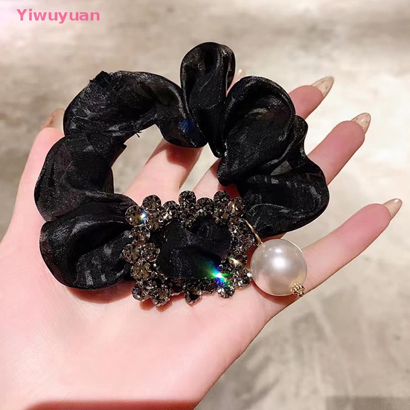 Dây Buộc Tóc Co Giãn Đính Quả Cầu Lông Phong Cách Retro Mới