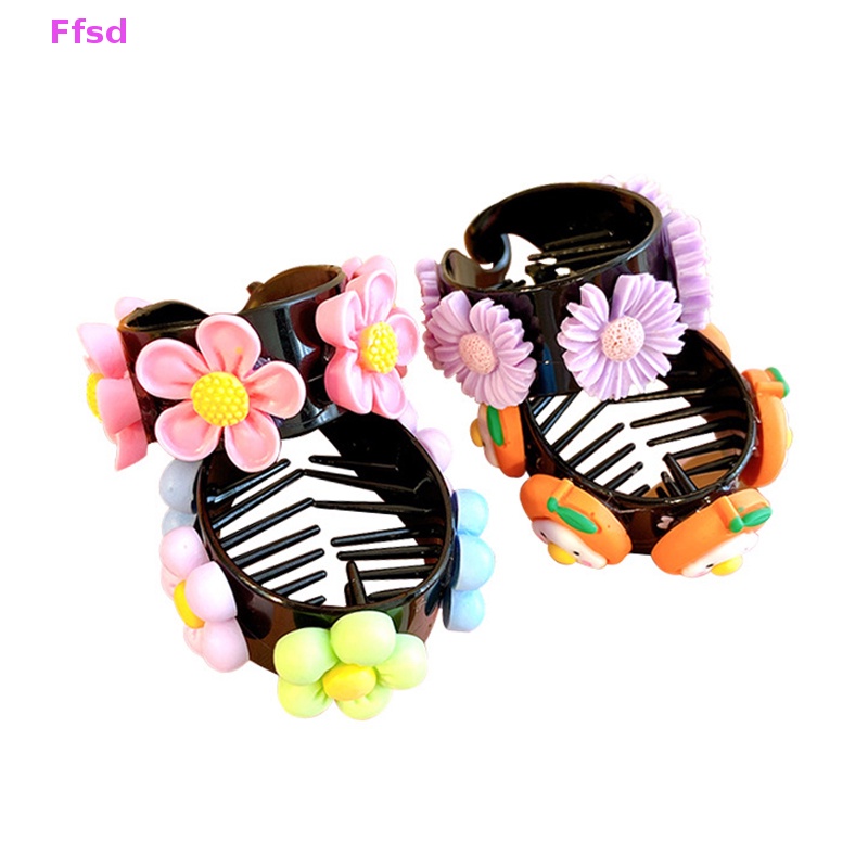 {Ffsd} Kẹp Tóc Đuôi Ngựa Cao Cấp Cố Định Cho Bé Gái * Hàng Bán Chạy