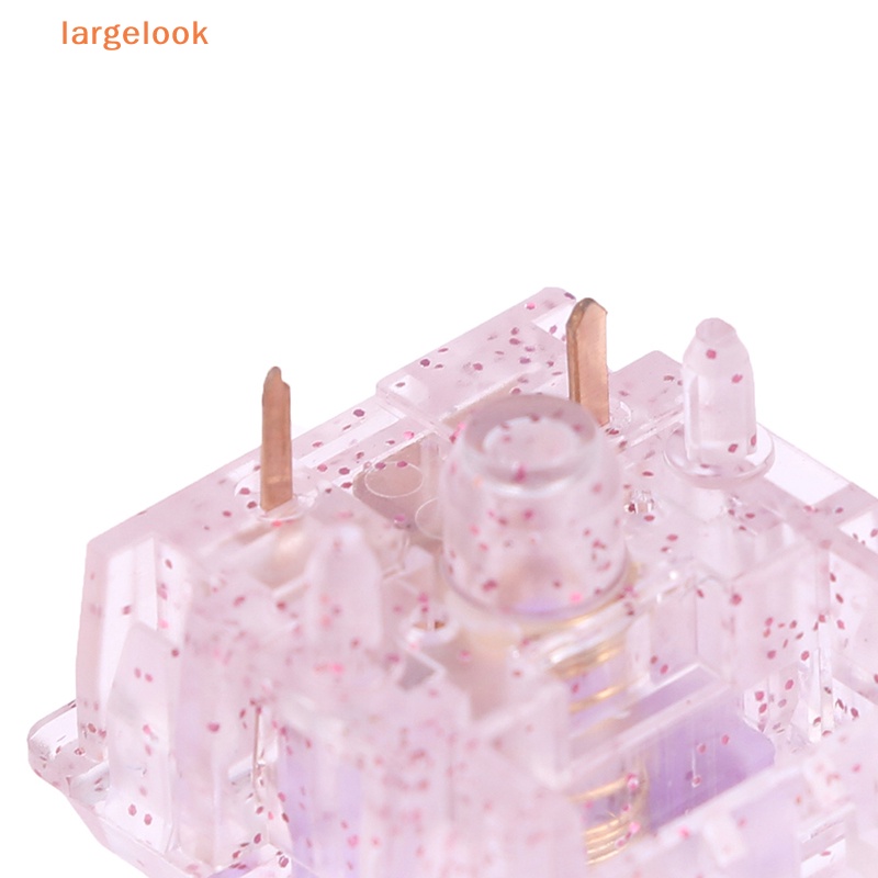 Công Tắc Phím Cơ 5pin RGB 30g 45g 62g 67g 80g force mx clone 60m Màu Vàng Pha Lê Trong Suốt