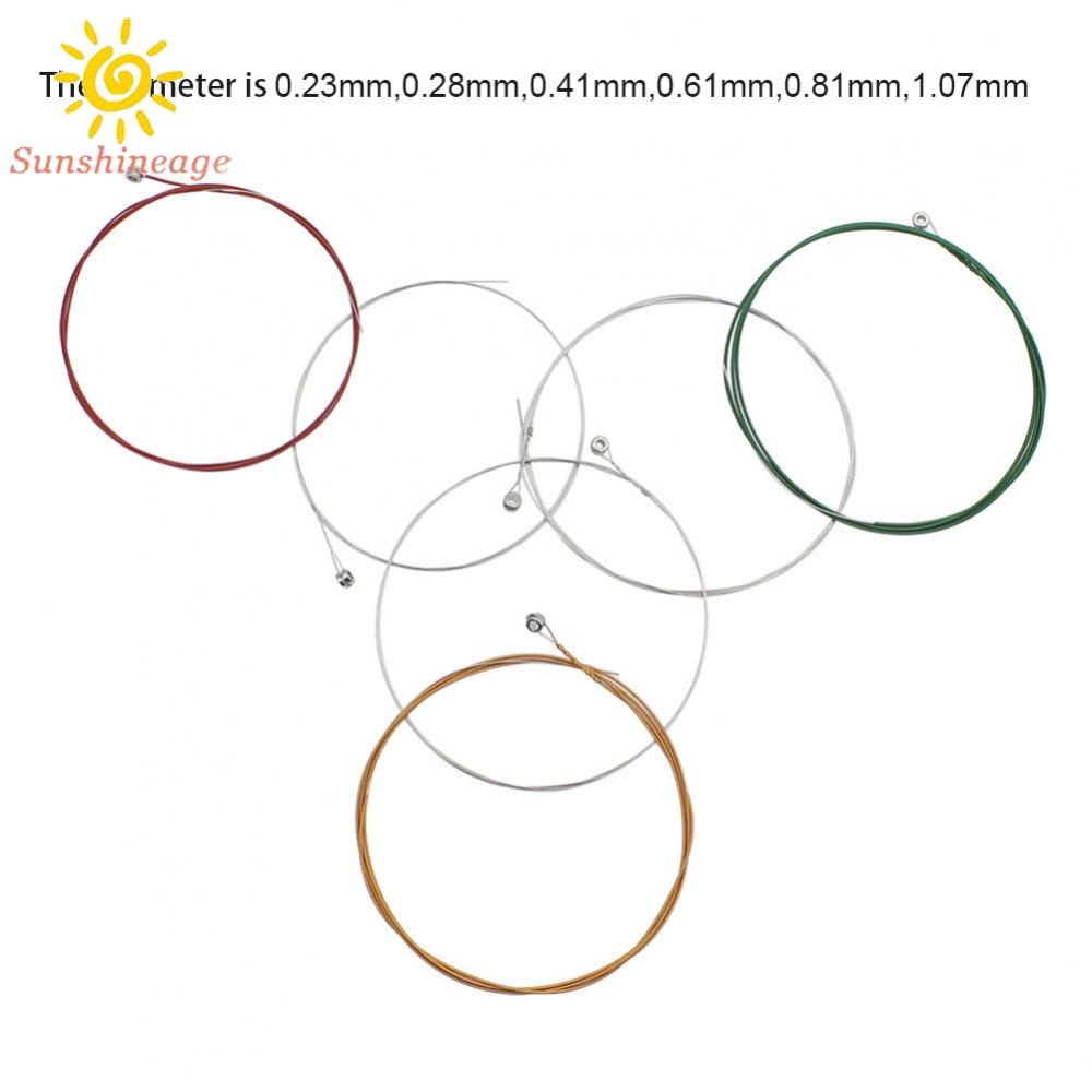 Irin Set 6 Dây Đàn Ghi Ta Điện E103 Bằng Kim Loại Mới