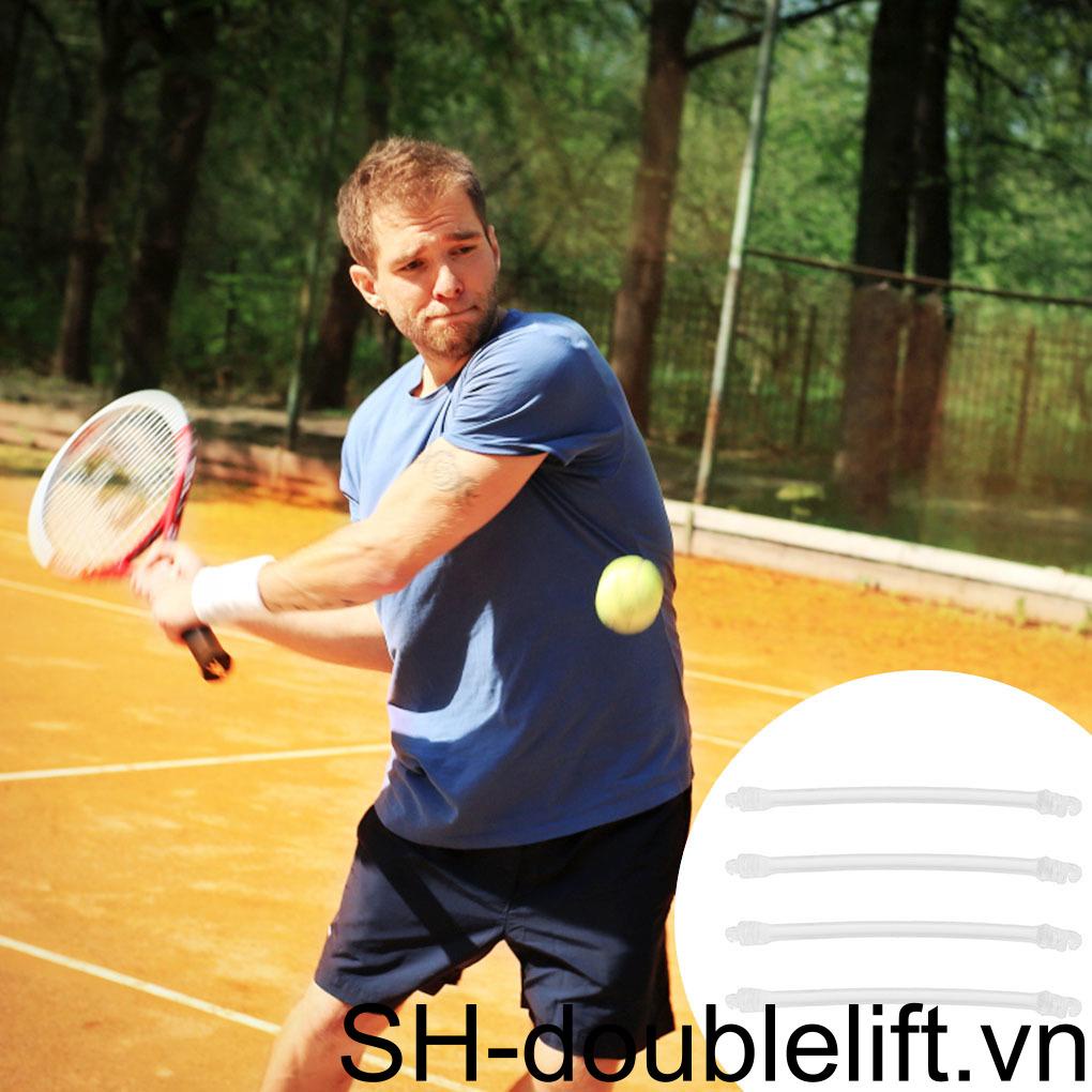 Set 5 Phụ Kiện Giảm Chấn Cho Vợt Tennis Bằng Silicone Tiện Dụng