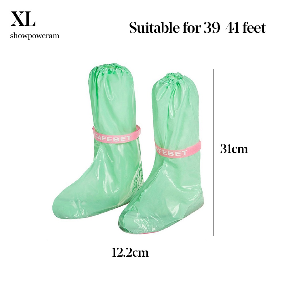 1 Cặp Vỏ Bọc Bảo Vệ Giày Bốt Đi Mưa Chống Trượt Chống Thấm Nước