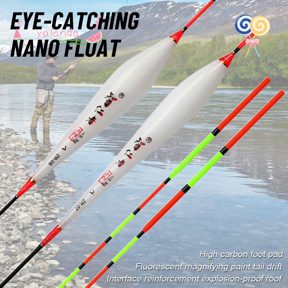 Bộ 2 Phao Câu Cá Với Đèn Báo Hiệu Đuôi Dài Tiện Dụng