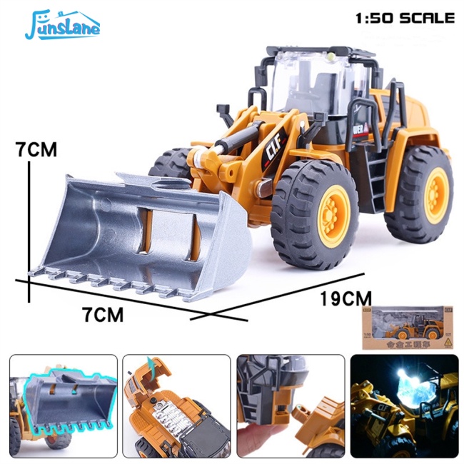 Mô Hình Xe Múc Đồ Chơi Bằng Hợp Kim Tỉ Lệ 1: 50 / 1: 40