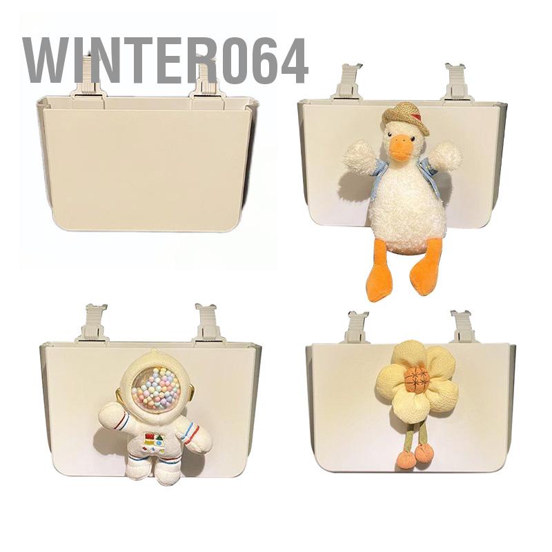 Winter064 Gối Tựa Đầu Ô Tô Túi Treo Nhựa Có Thể Gập Lại Ghế Sau Người Tổ Chức Nhẹ Bảo Quản Rác