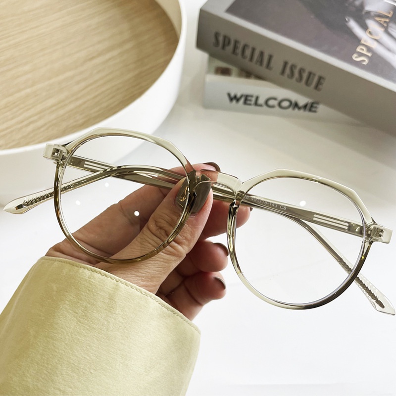 Kính Tr90 Gọng Chèn Lõi Thời Trang Hàn Quốc Cổ Điển Chống Ánh Sáng Xanh Cho Nam Và Nữ