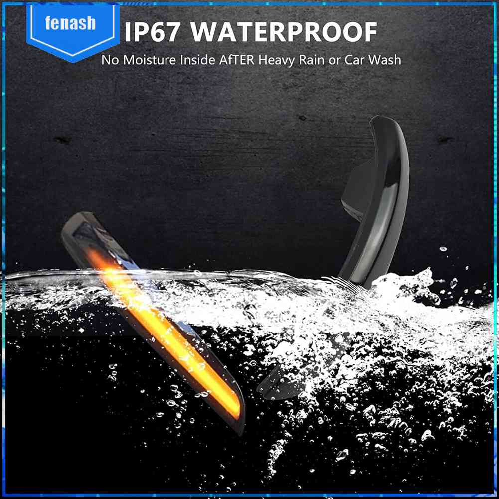 Bộ 2 Đèn Tín Hiệu Chống Thấm Nước Cho Gương Chiếu Hậu Xe Hơi Ford Kuga