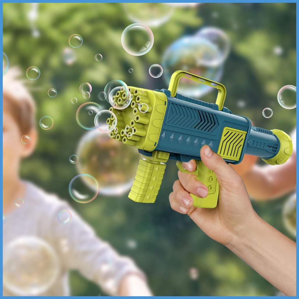 Máy Thổi Bong Bóng Tự Động 46 Lỗ 46 Lỗ Có Đèn Và Nhạc luvn