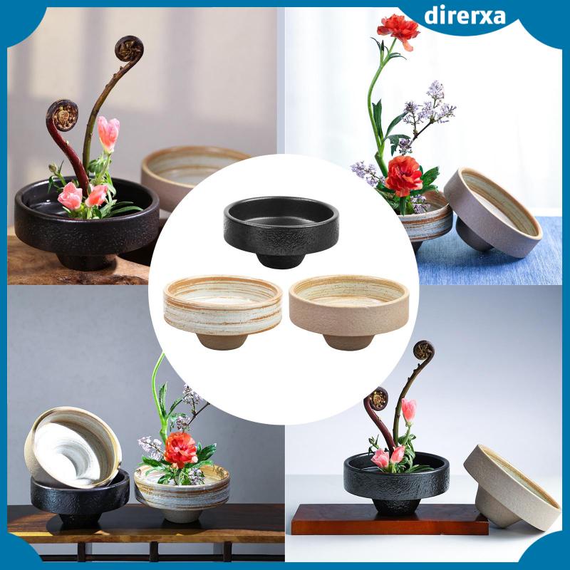 Bình Hoa Ikebana Nhật Bản Hình Tròn Nghệ Thuật Trang Trí Bàn Làm Việc