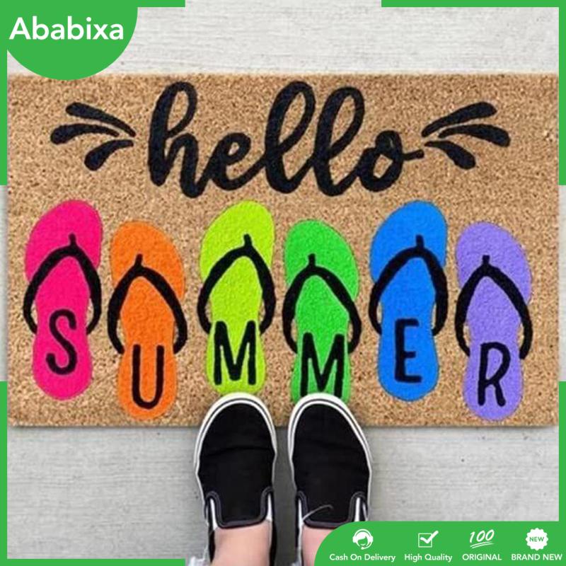 [Ababixa] Thảm Cao Su Chống Trượt Lót Sàn Nhà Tắm / Phòng Ngủ / Gara / Văn Phòng Trang Trí Dễ Lau Chùi