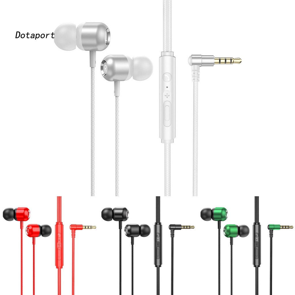 Tai Nghe Nhét Tai Jack 3.5mm Âm Thanh HiFi Sống Động Cho Điện Thoại