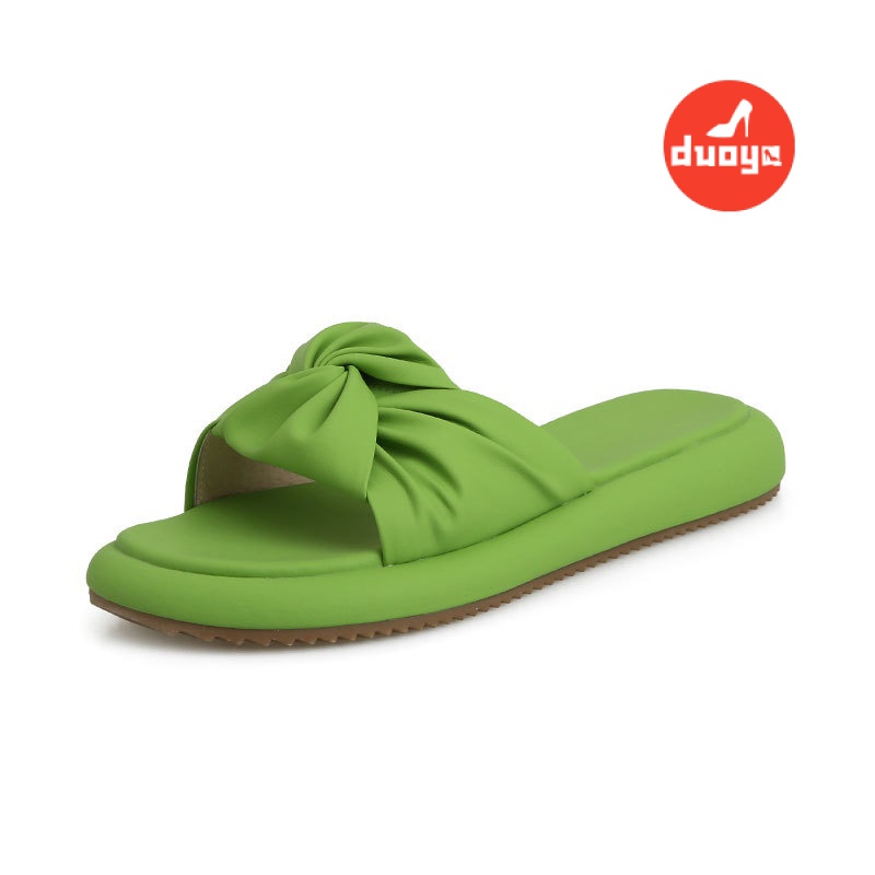 Nhà Máy Duoya Tóc Thẳng ~ [Hàng Có Sẵn] ins Siêu Dễ Mặc ~ Giữ Bản Thân!Giày Sandal Đế Mềm Dày Dặn Chống Va Chạm Chống Mòn Phong Cách Thời Trang Mới Cho Nữ