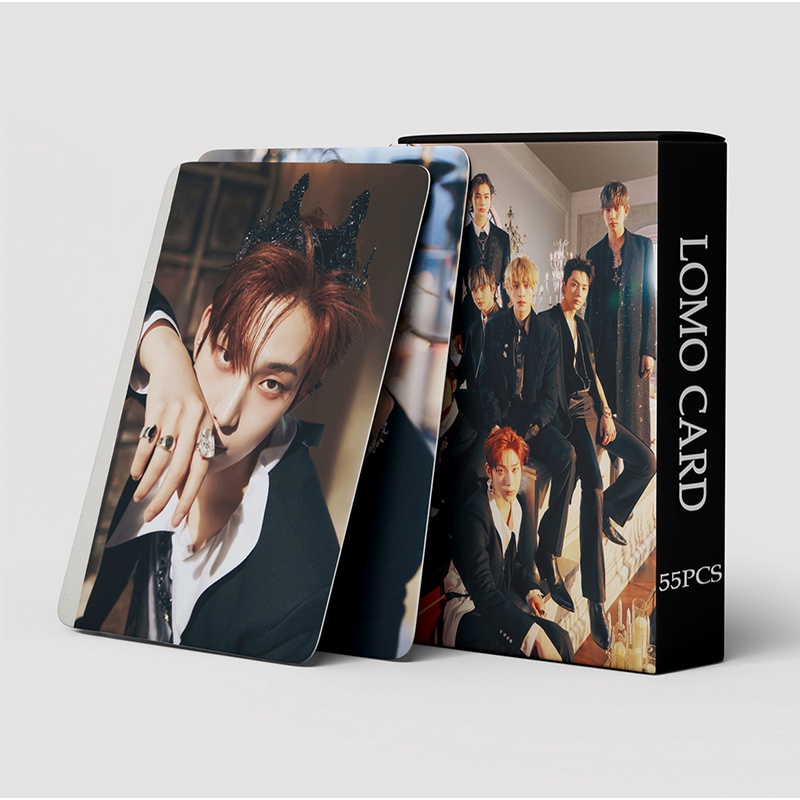 ENHYPEN LOMO Card Set 55 Tấm Thẻ Ảnh DARK BLOOD Hình Nhóm Nhạc