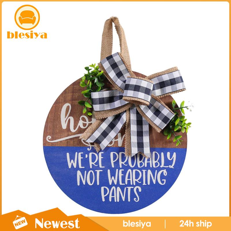 Bảng Gỗ Tròn 12 Inch Treo Cửa Trang Trí Nhà Cửa