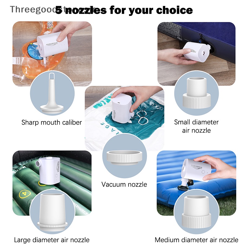 Ống Bơm Hơi Nhỏ Gọn Có Thể Sạc Lại JR