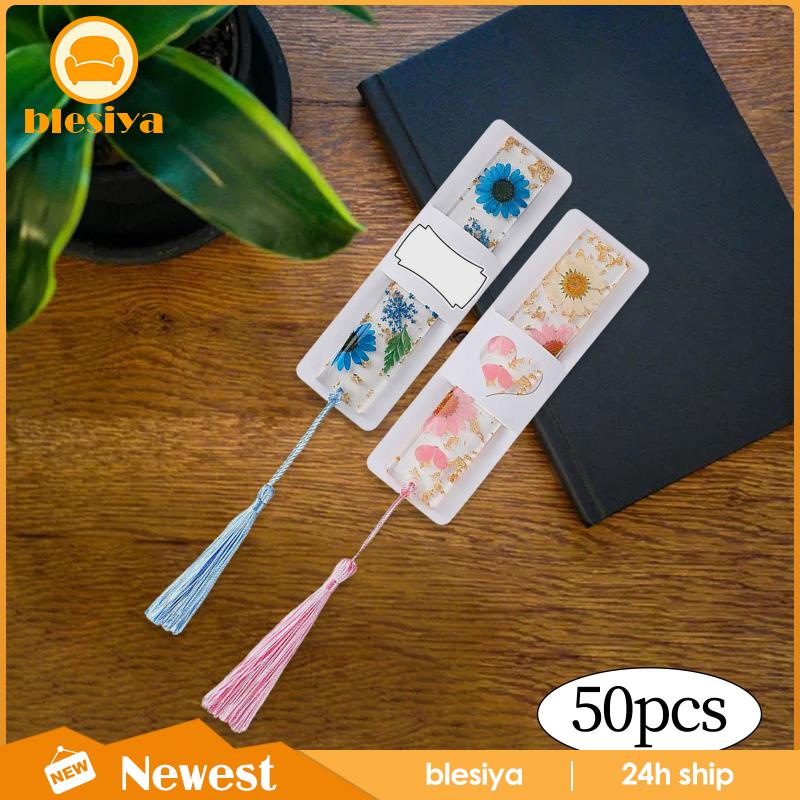 Set 50 Kẹp Đánh Dấu Trang Sách Màu Đen Trang Trí Phong Cách Doanh Nhân