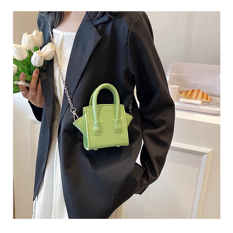 Túi Đeo Chéo Mini Hình Vuông Đính Đôi Cánh Thời Trang Hàn Quốc Cho Nữ