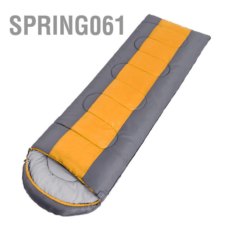 Spring061 Túi Ngủ Người Lớn Cotton Lấp Đầy Mùa Đông Ấm Áp Cho Cắm Trại Ngoài Trời Mang Trang Bị Sau Lưng