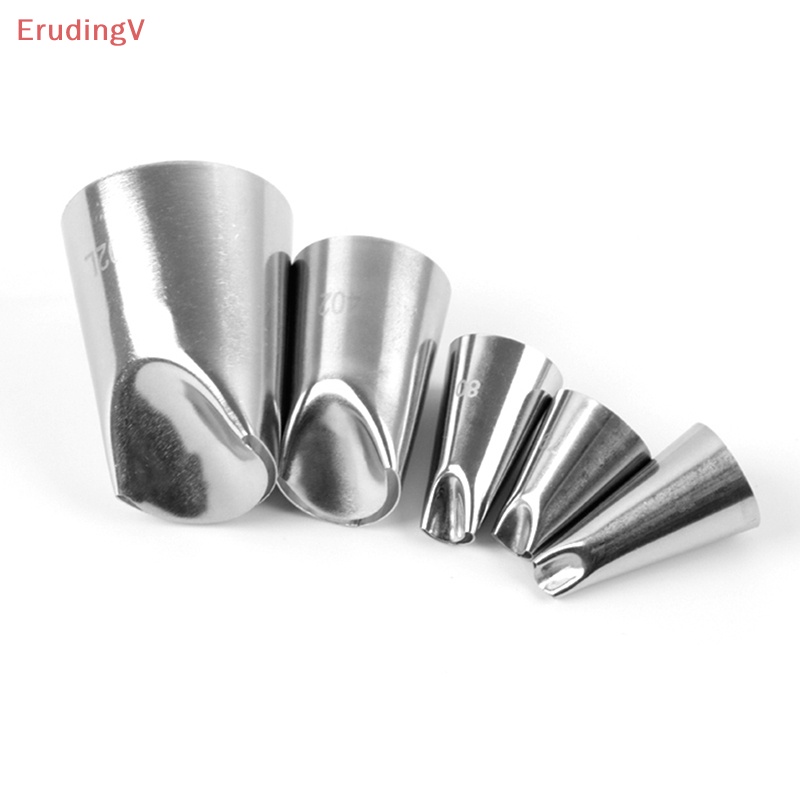 Bộ 5 Đuôi Bắt Bông Kem Bằng Thép Không Gỉ