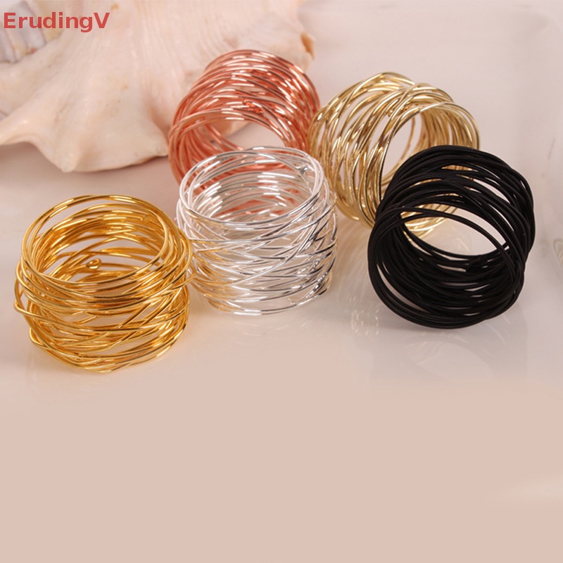 [ErudingV] Giá Đỡ Khăn Ăn Bằng Kim Loại Hình Chữ Thập Màu Vàng Bạc Trang Trí Tiệc Tùng [Mới]