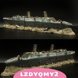 Tàu Titanic Trang Trí Bể Cá