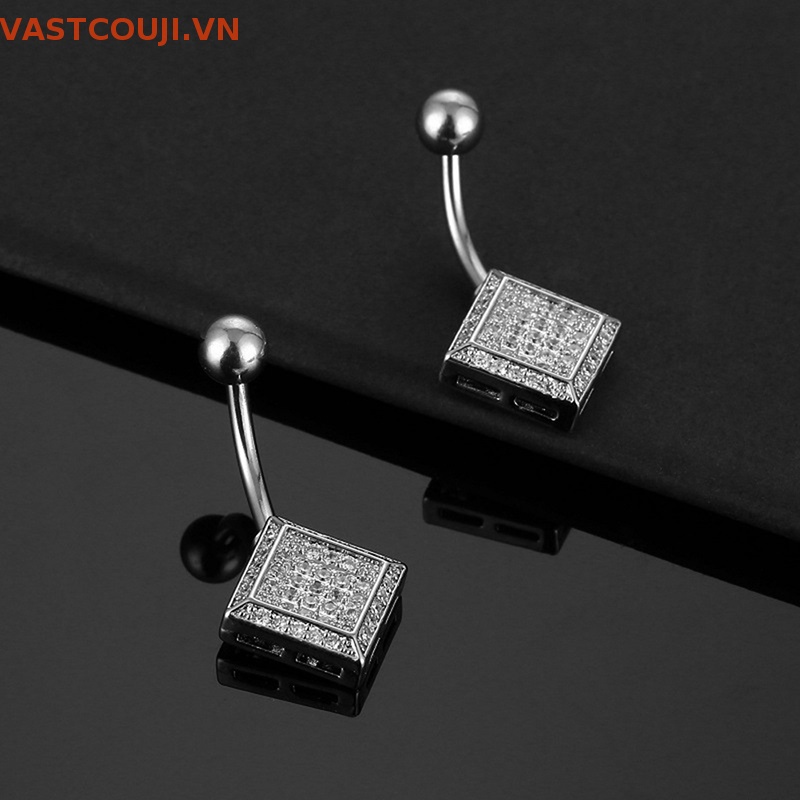 Khuyên Rốn Đính Đá Zircon Lấp Lánh Thời Trang Cho Nữ