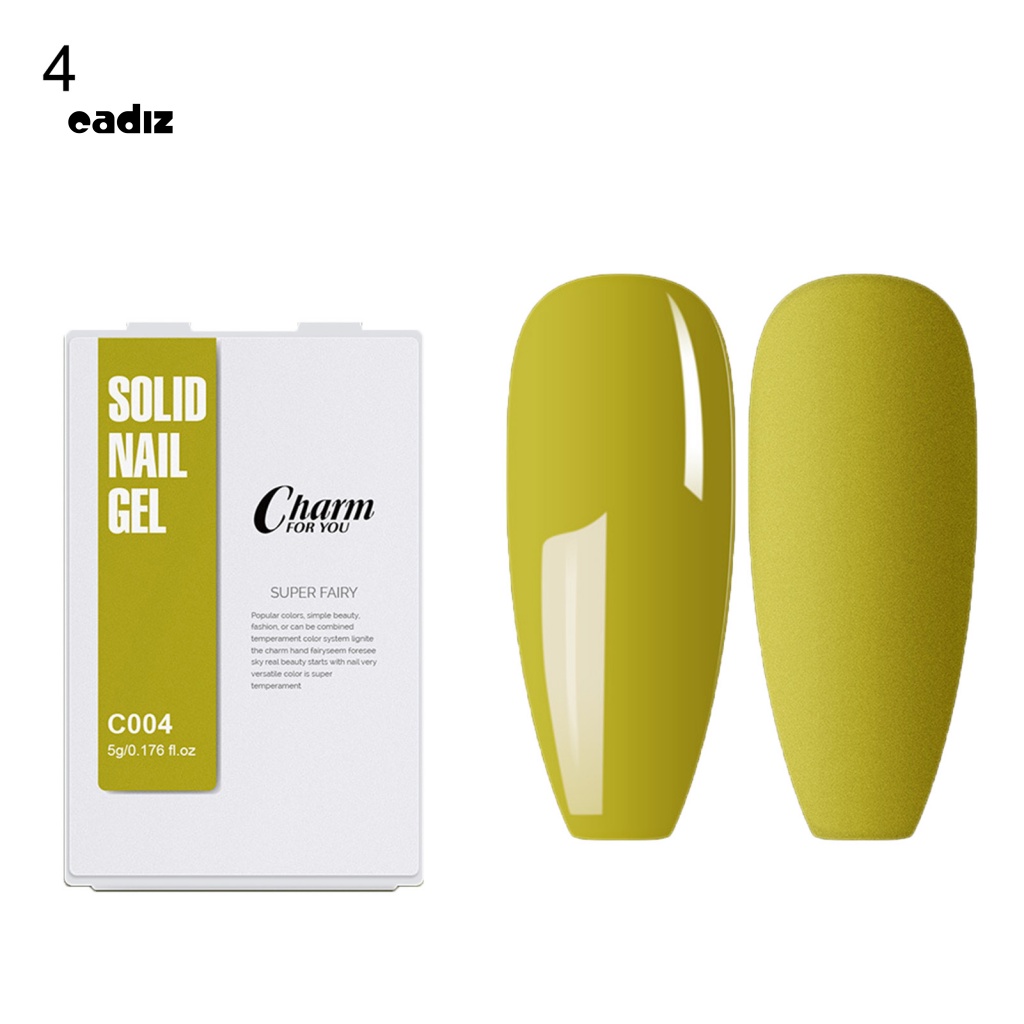 Bảng Màu Trang Trí Móng Nghệ Thuật 5g Màu Trơn Xinh Xắn