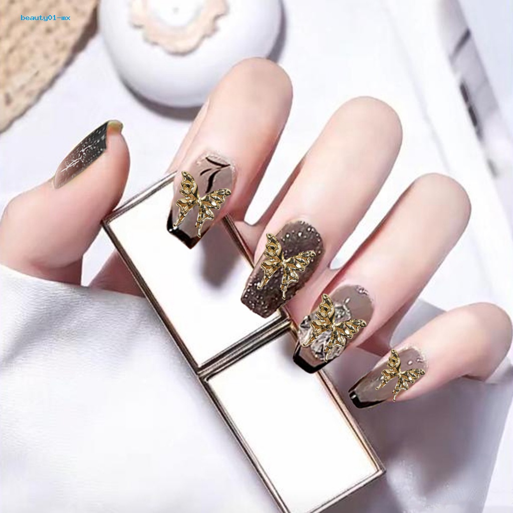 Bộ 5 Phụ Kiện Trang Trí Móng Tay Hình Nơ Sang Trọng