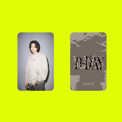 Set 4-5 Tấm Ảnh Lomo Card Nhóm Nhạc Kpop SUGA Dday BT-S