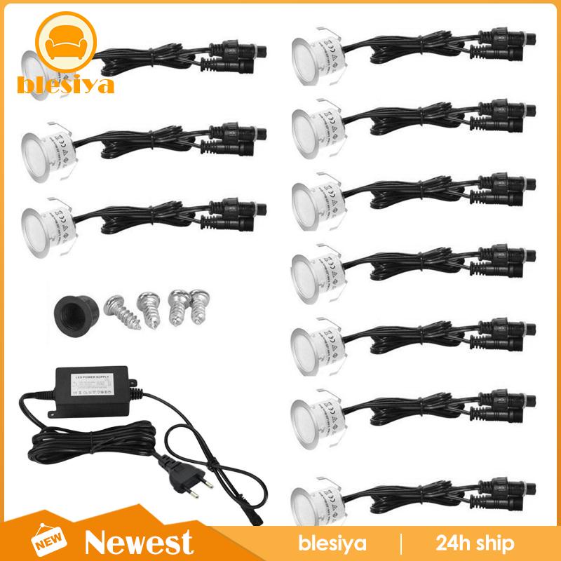 Bộ 10 Đèn LED IP67 Chống Thấm Nước Dùng Trang Trí Sân Vườn