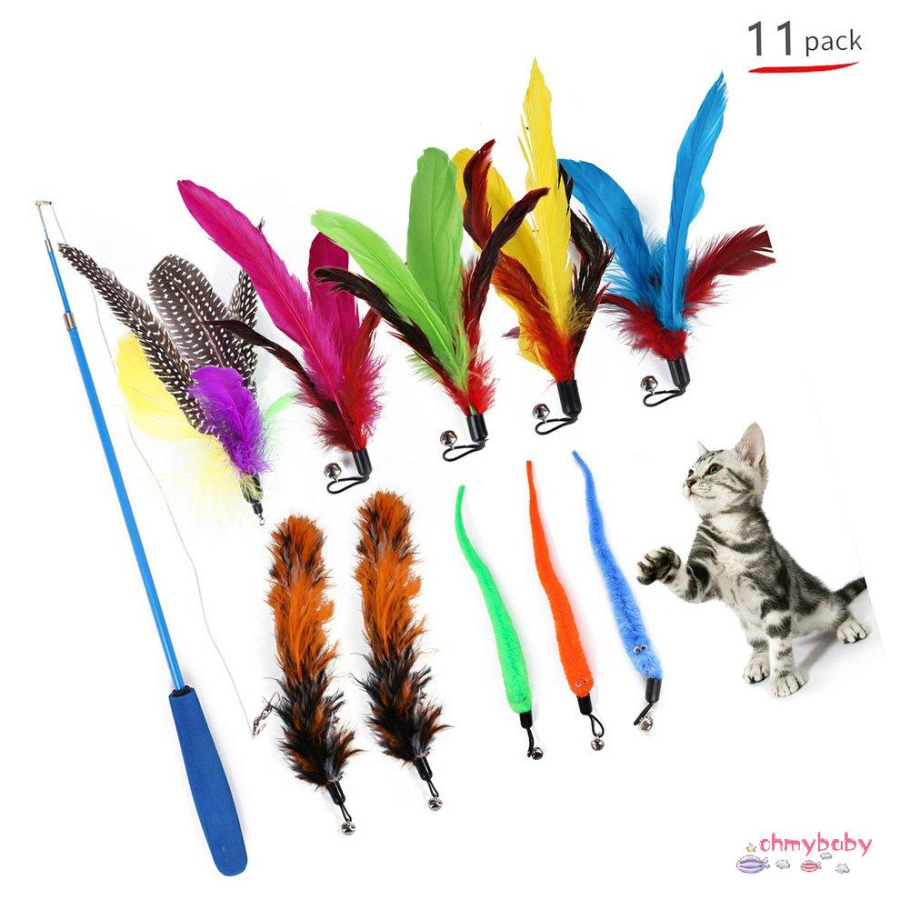 [OMY] Mèo Cưng Đồ Chơi Đáng Yêu Thú Kết Hợp Bộ Lông Vũ Đầu Thay Thế Có Thể Thu Vào Hình Ngộ Nghĩnh Dán Cho [P/14]