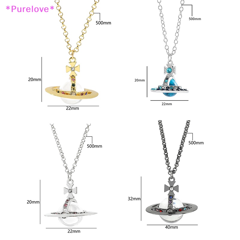 Vòng cổ Mặt Hình Hành Tinh Đính Pha Lê Thời Trang Cho Nữ Mới