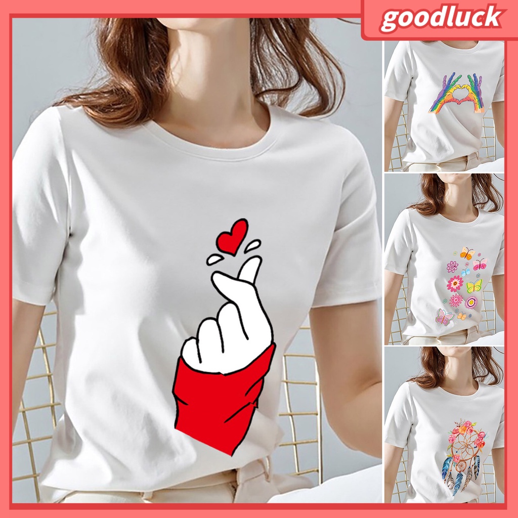 Áo Thun Ôm Dáng Màu Sắc Đơn Giản Thanh Lịch Cho Nữ